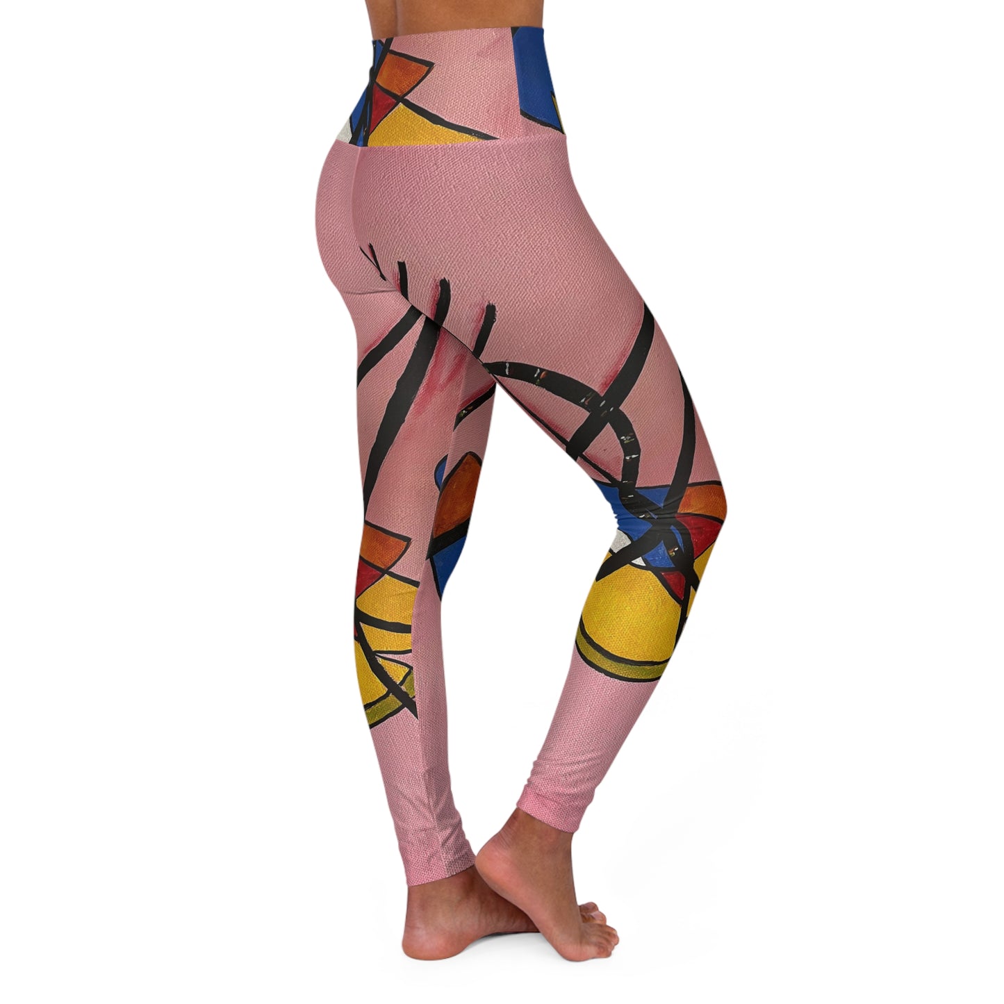 Arrangement Y High-Waisted Yoga Leggings