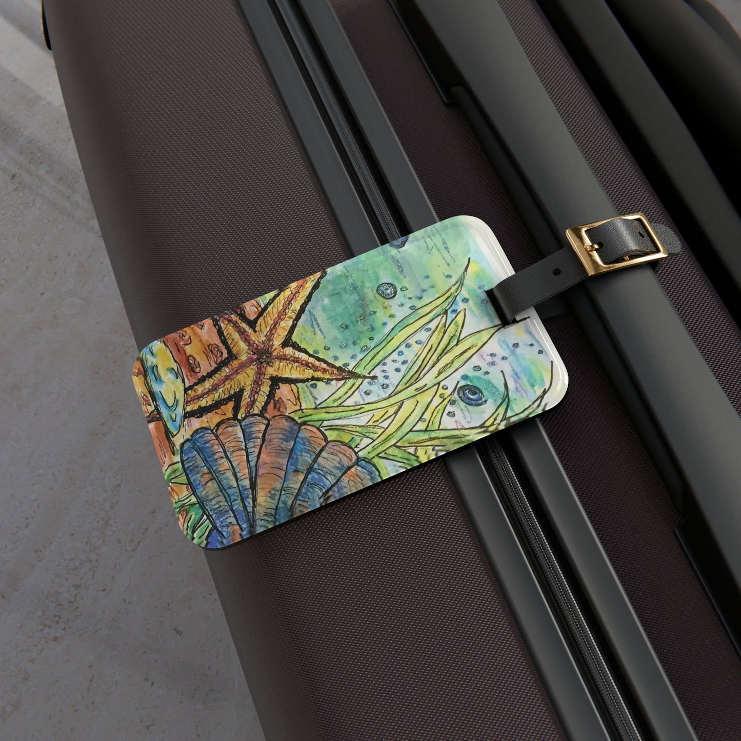 Under Water Fun Luggage Name Tag