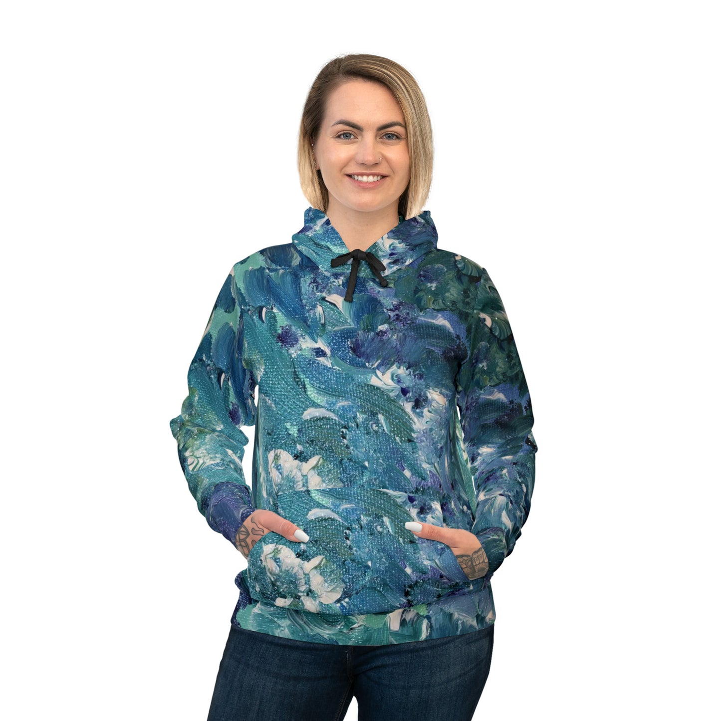 Cool Water Unisex Athletic Hoodie Sweatshirt