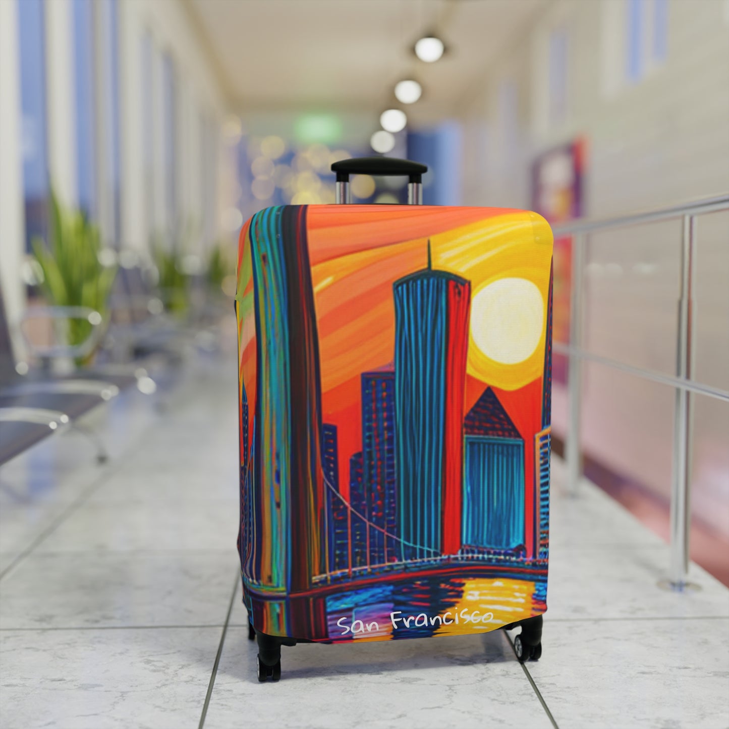 San Francisco Skyline Luggage Cover