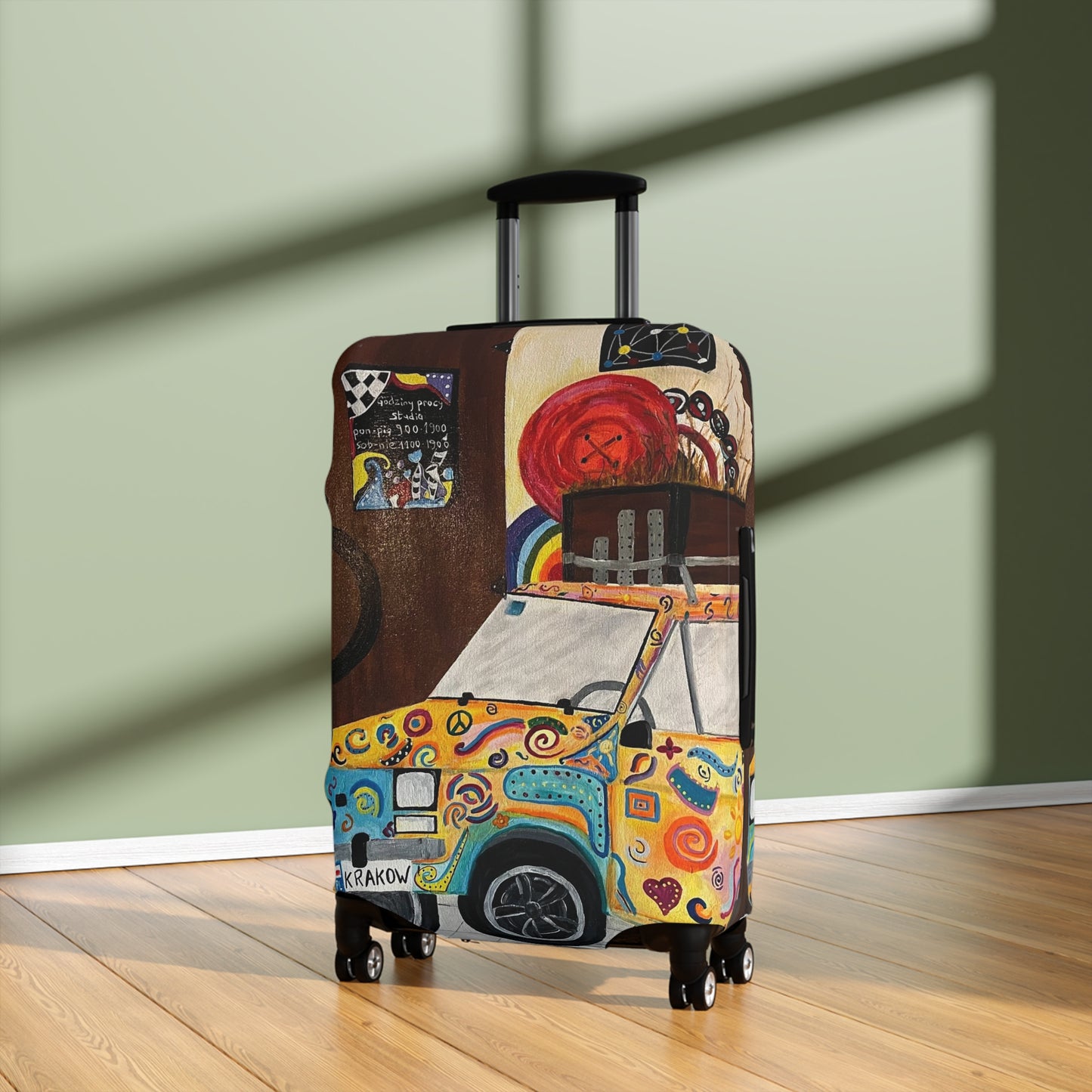 Krakow Poland Luggage Cover