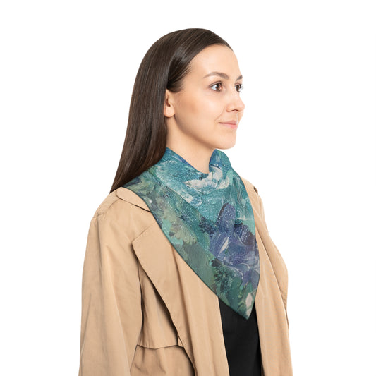 Cool Water Poly Scarf