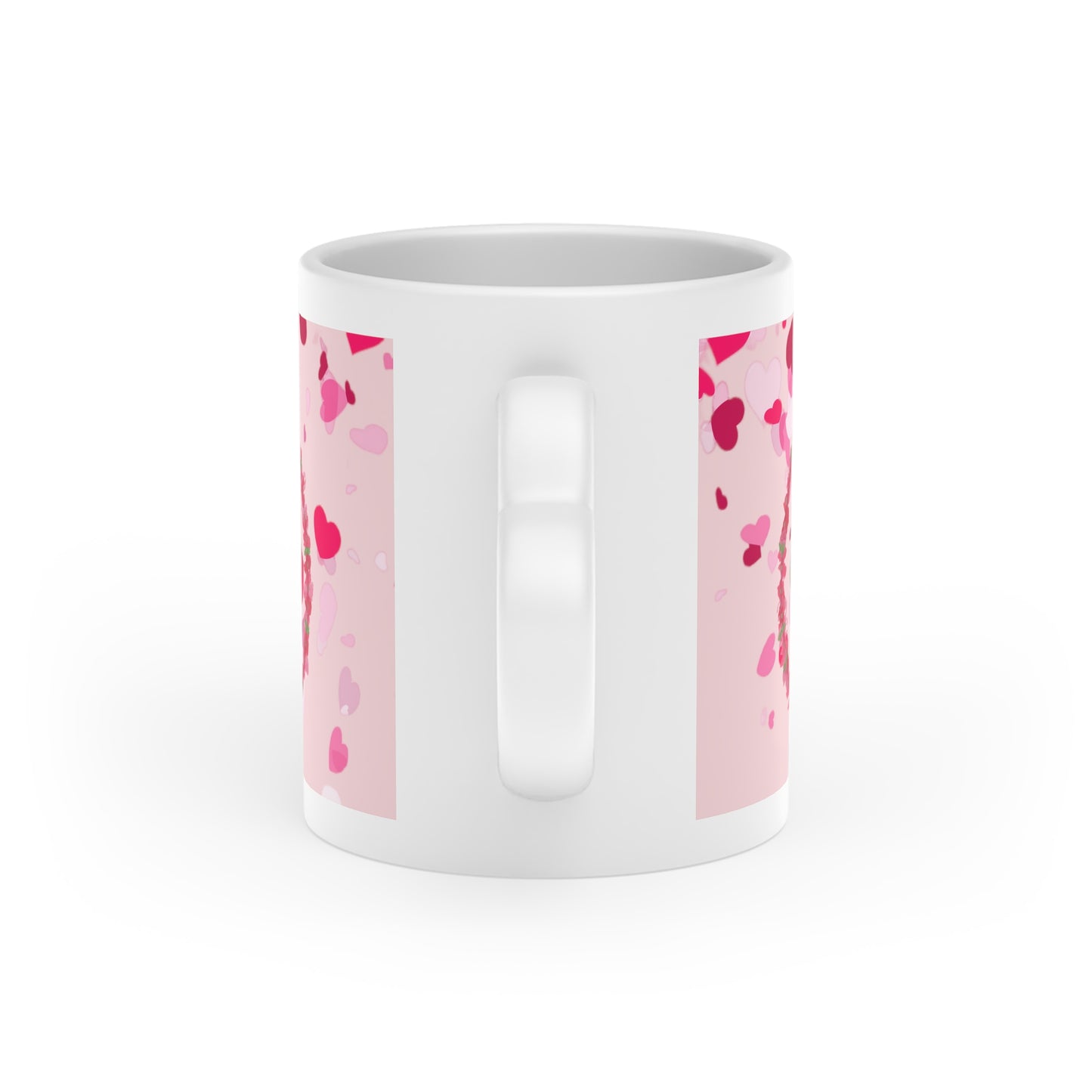 Love Wreath Heart-Shaped Mug