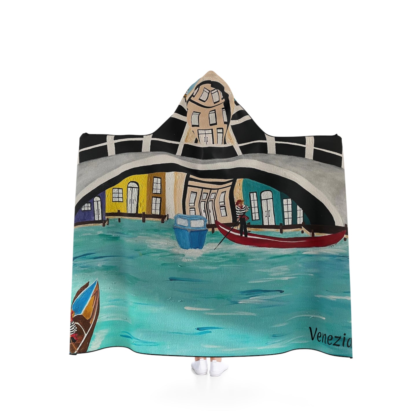 Venice Italy Youth Hooded Blanket