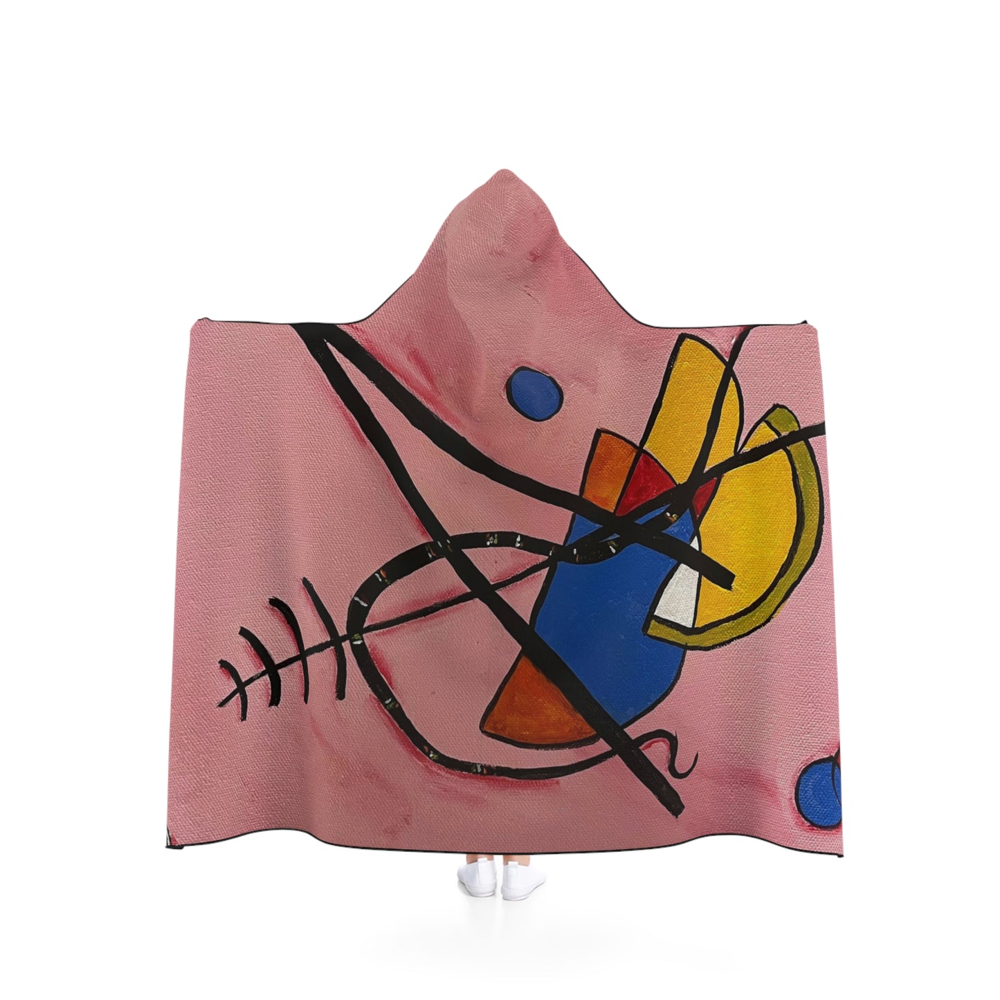 Arrangement Y Youth Hooded Blanket (Pink)