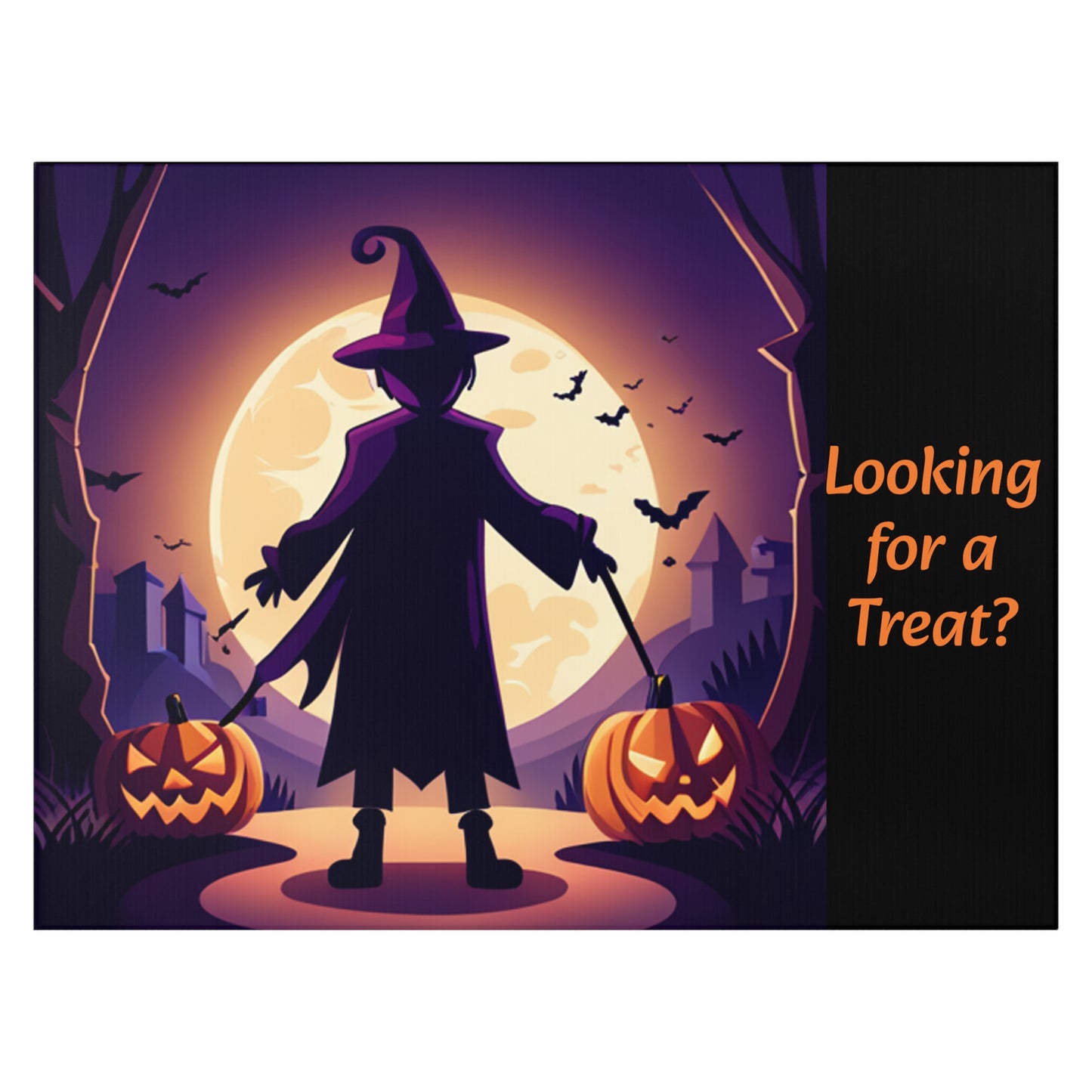 Halloween Witch Trick or Treat Dornier Rug