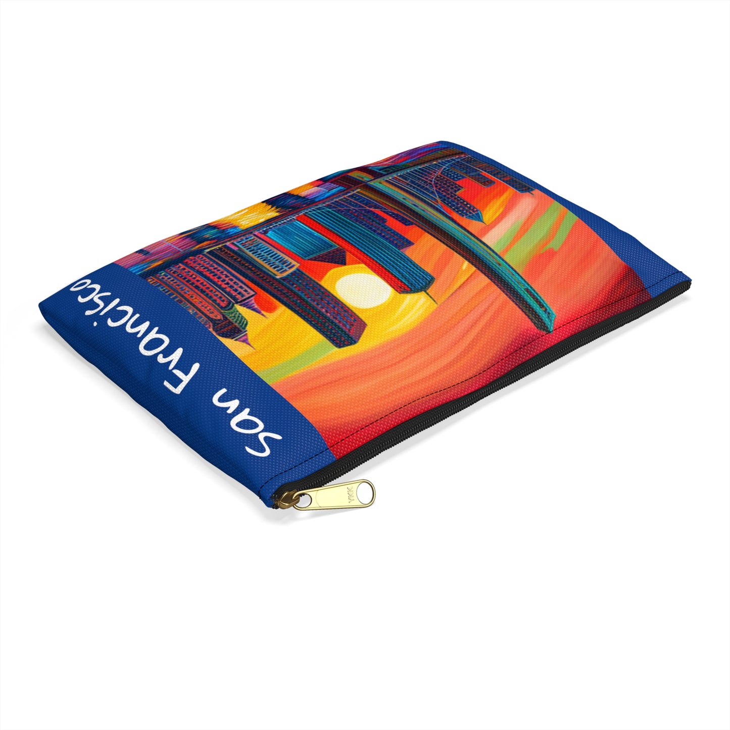 San Francisco Skyline Travel Pouch - Durable and Versatile Cosmetic Bag or Pencil Case