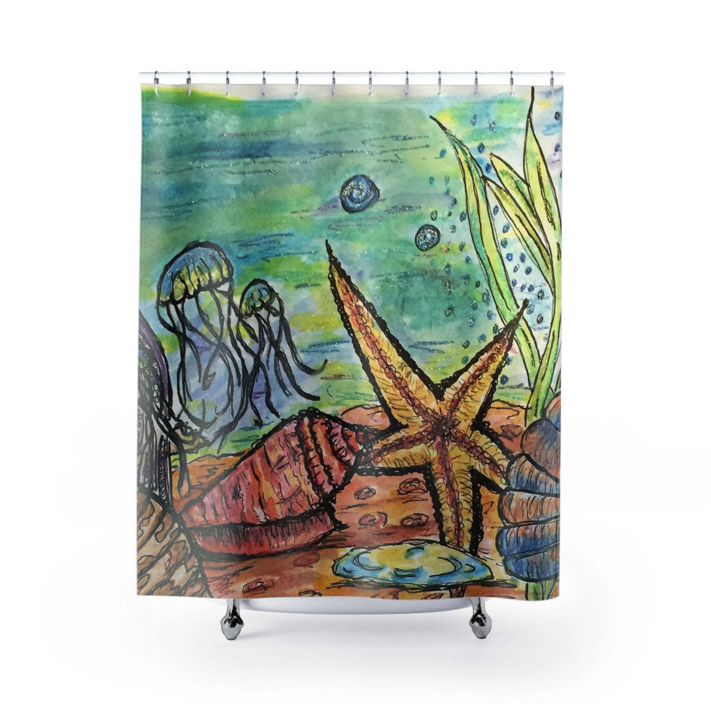 Under Water Fun Shower Curtain