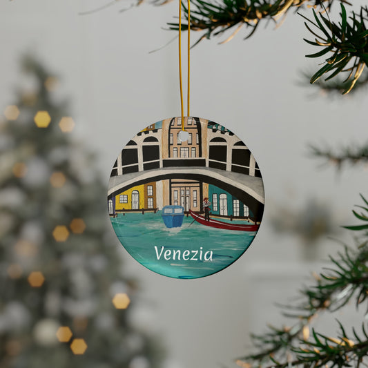 Venice Italy Ceramic Ornaments (3pcs, 5pcs, 10pcs)