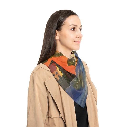 Heidelberg Germany Poly Scarf