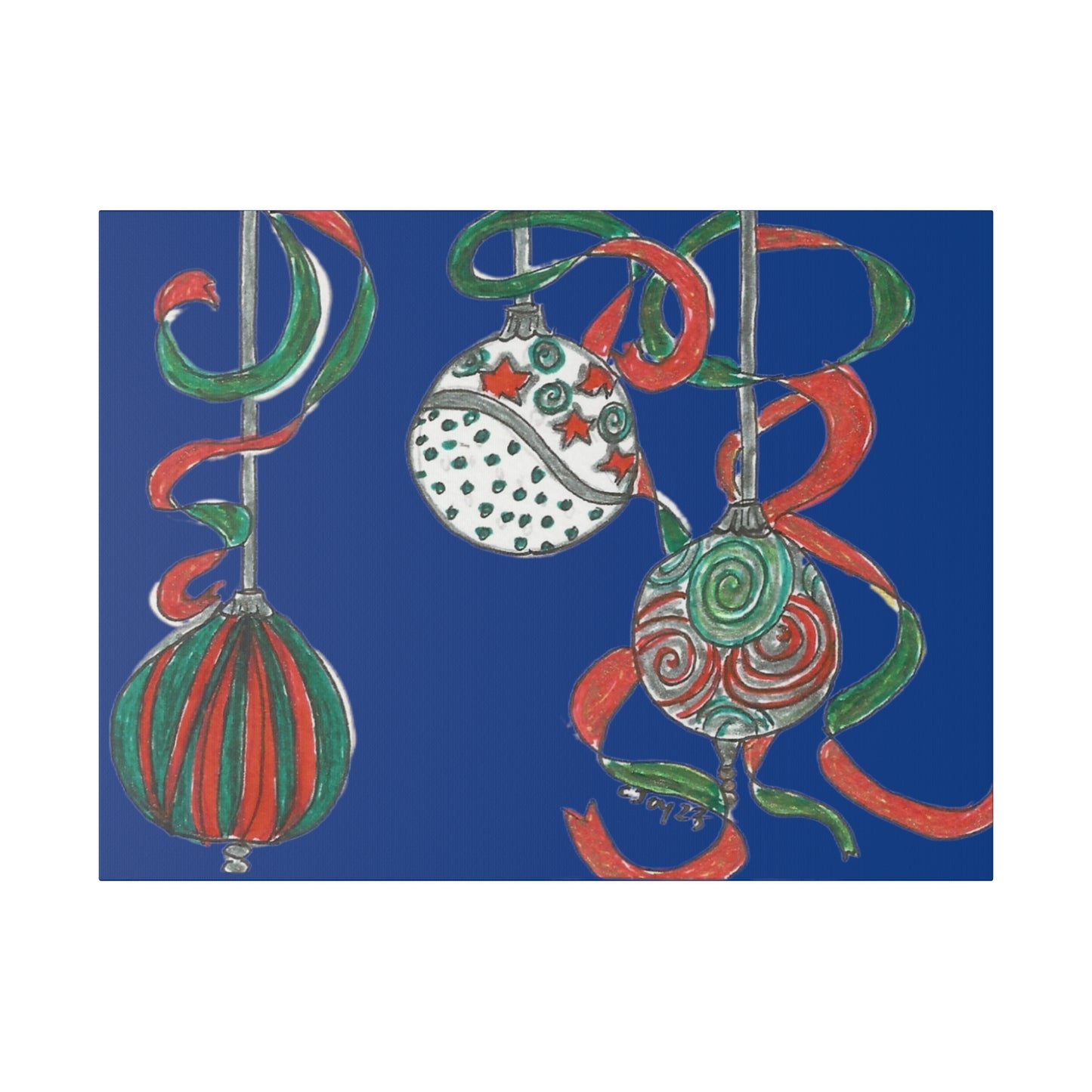 Christmas Ornament Wall Art