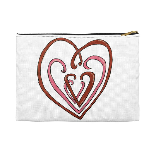 Hearts Intertwined Accessory Pouch