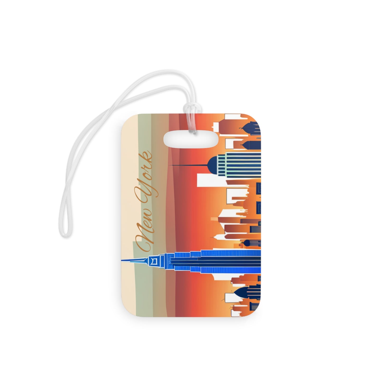 New York City Skyline Luggage Tag