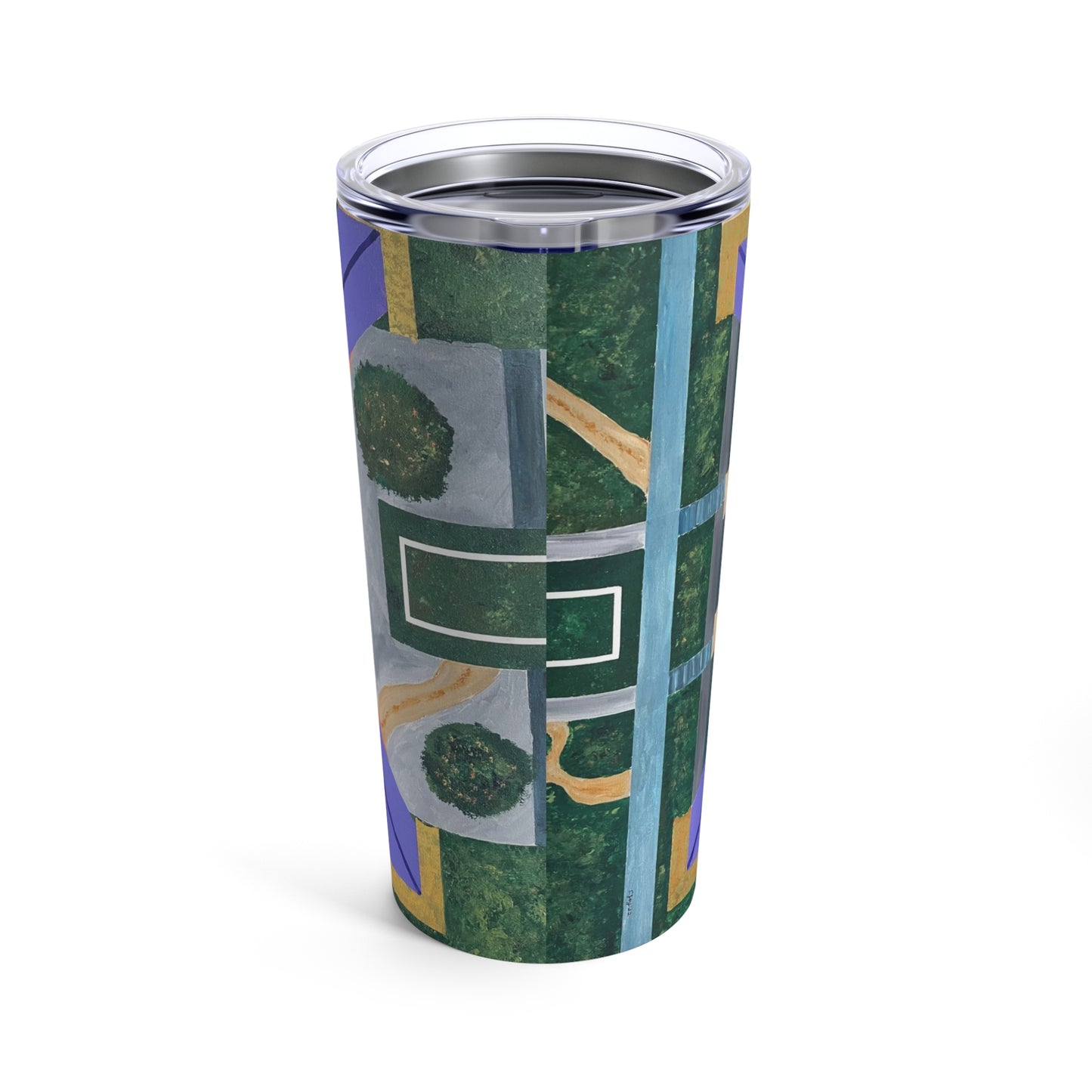 Paris Abstract Eiffel Tower Tumbler 20oz
