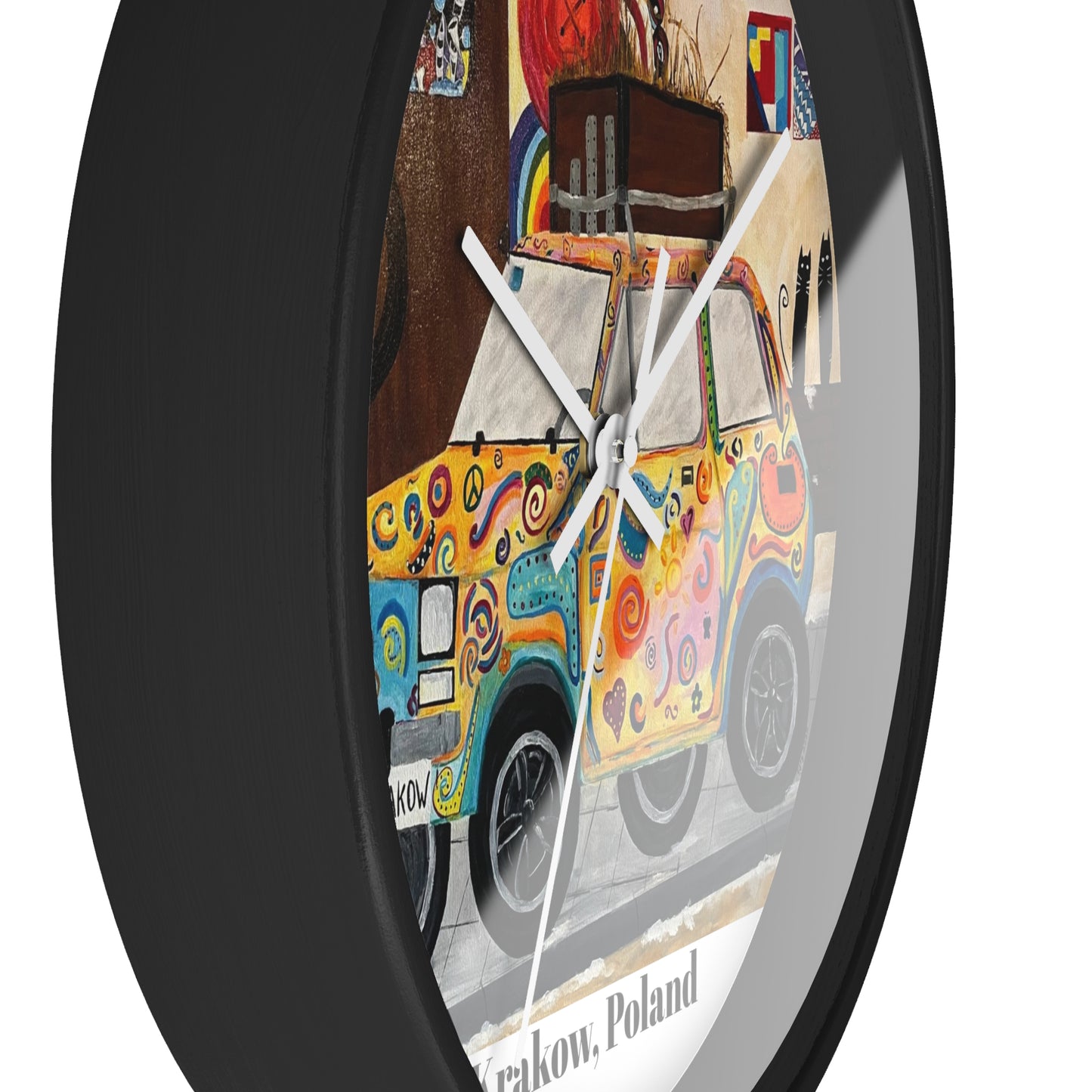 Krakow Poland Wall Clock