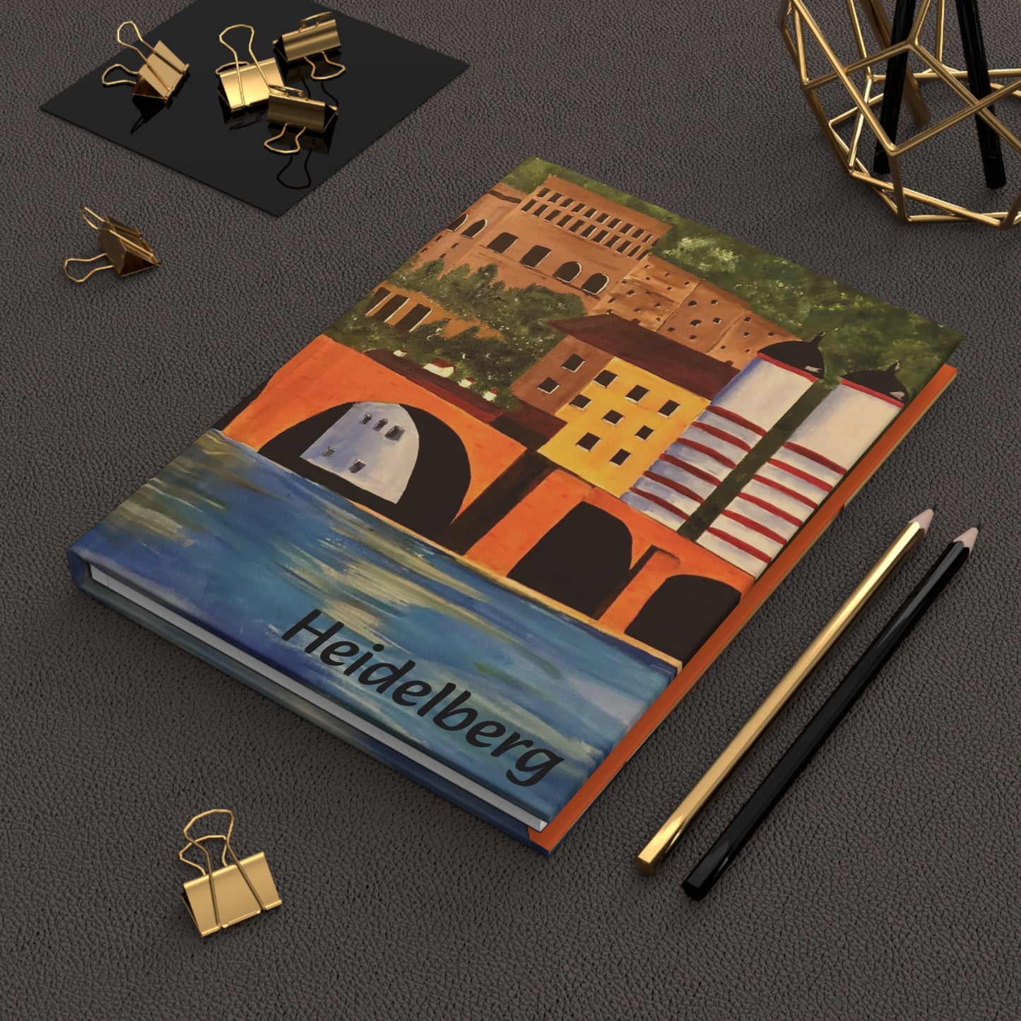 Heidelberg Germany Travel Journal Hardcover Diary