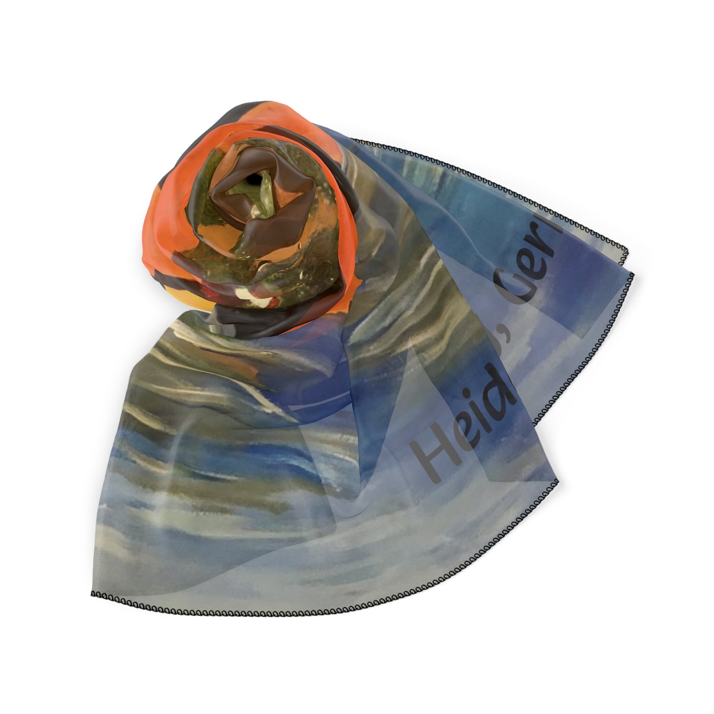 Heidelberg Germany Poly Scarf