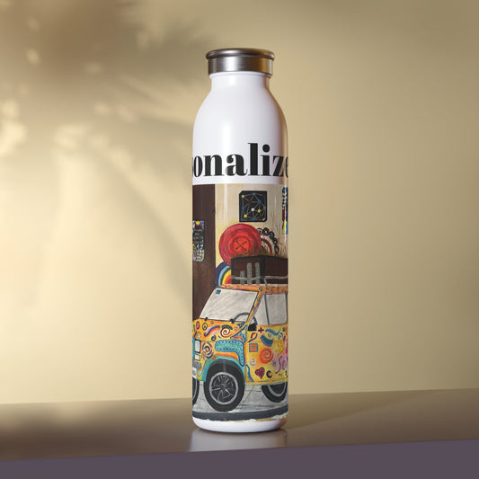 Krakow Poland Slim Water Bottle (20oz)