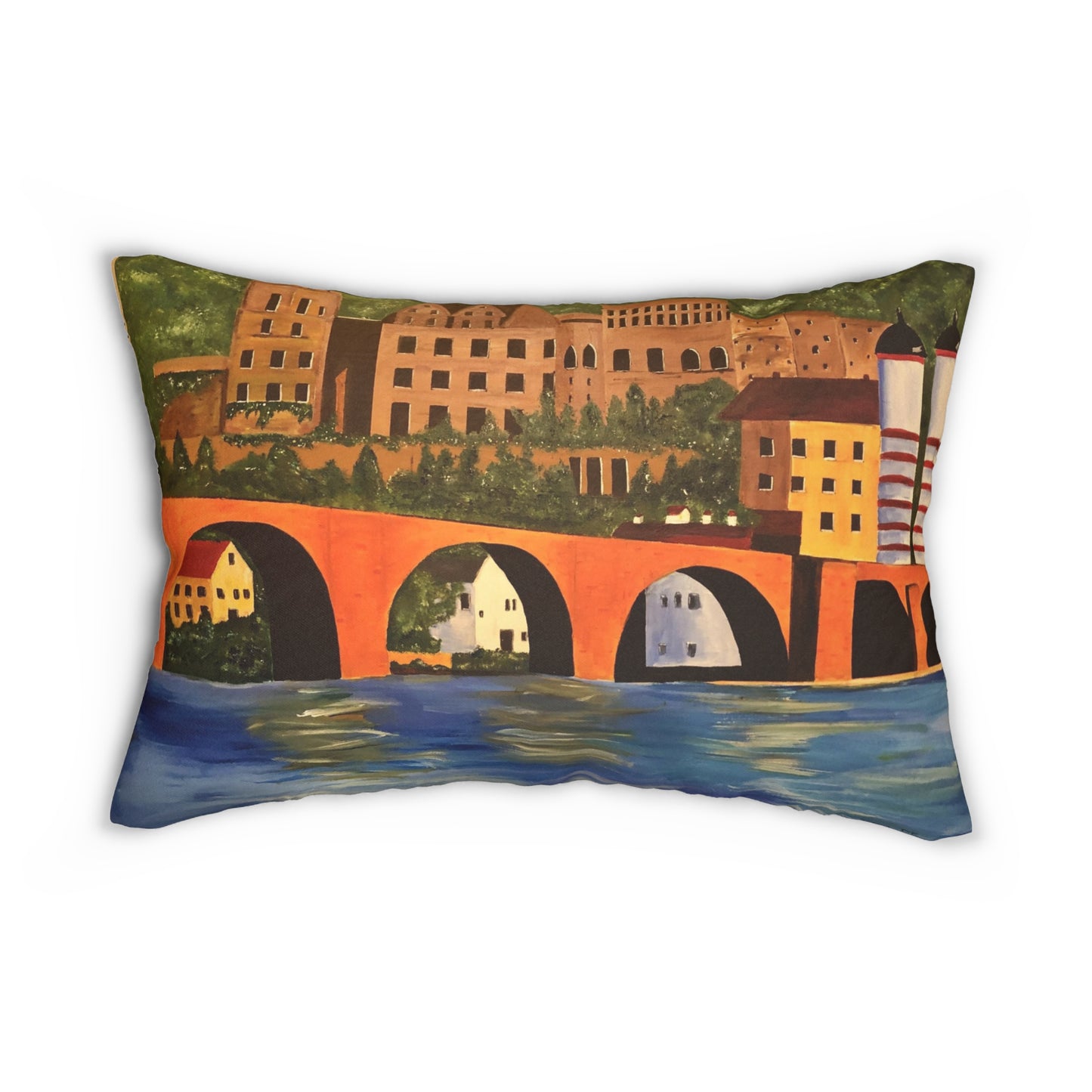 Heidelberg Germany Lumbar Pillow
