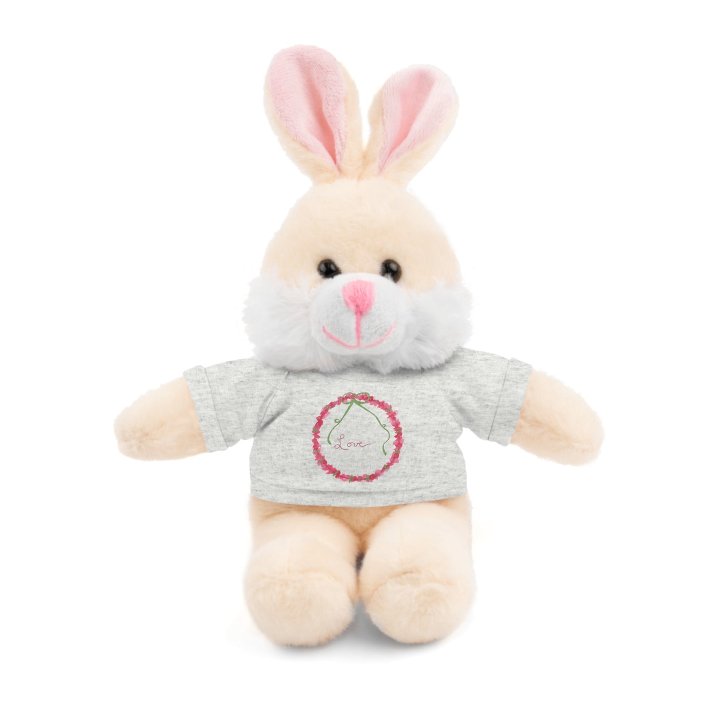 Love Wreath Stuffed Animals with Tee