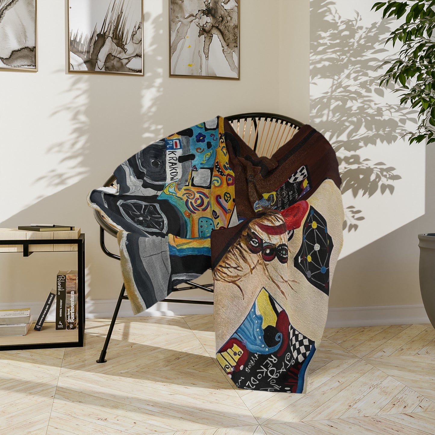 Krakow Poland Velveteen Minky Blanket