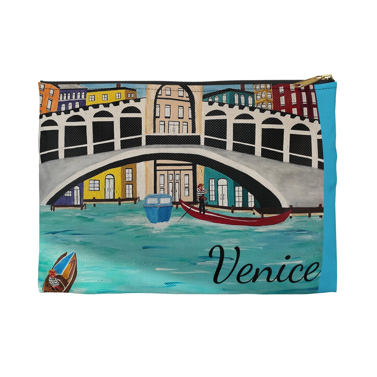 Venice Italy Travel Pouch -Cosmetic Bag or Pencil Case