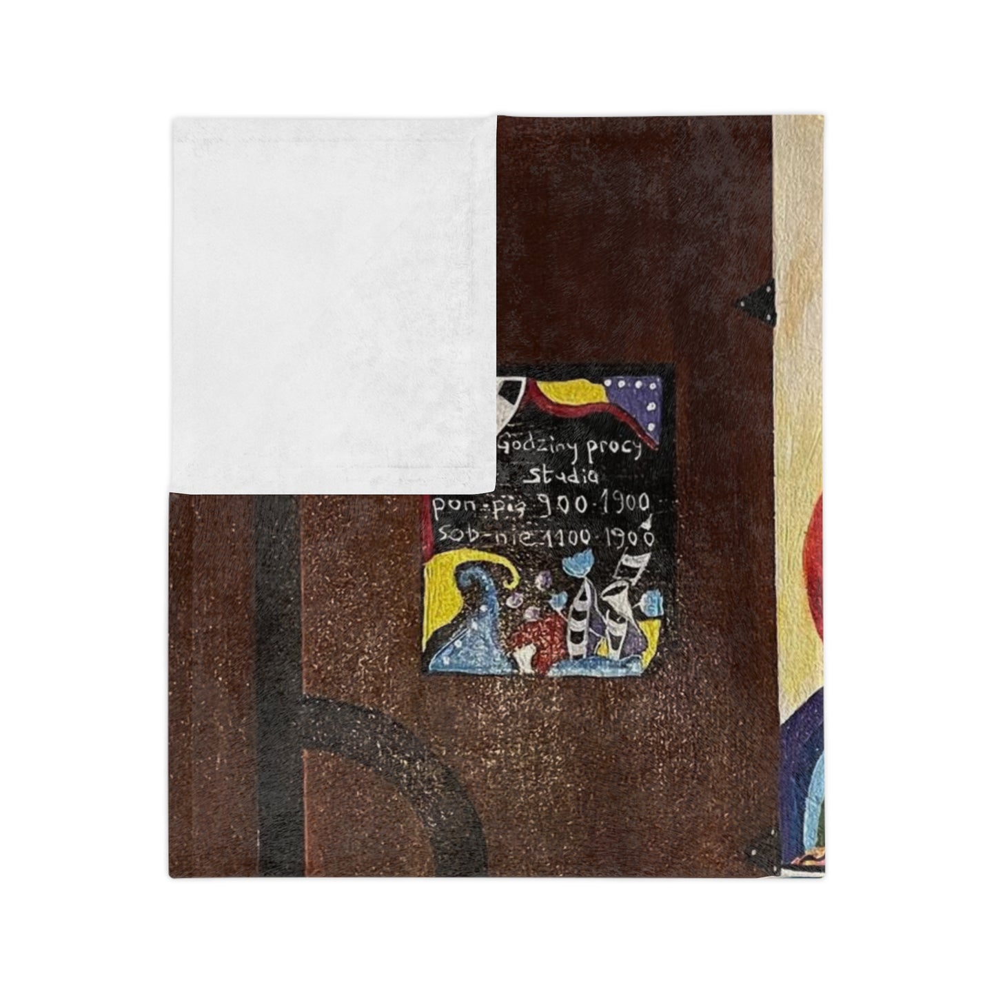 Krakow Poland Velveteen Minky Blanket