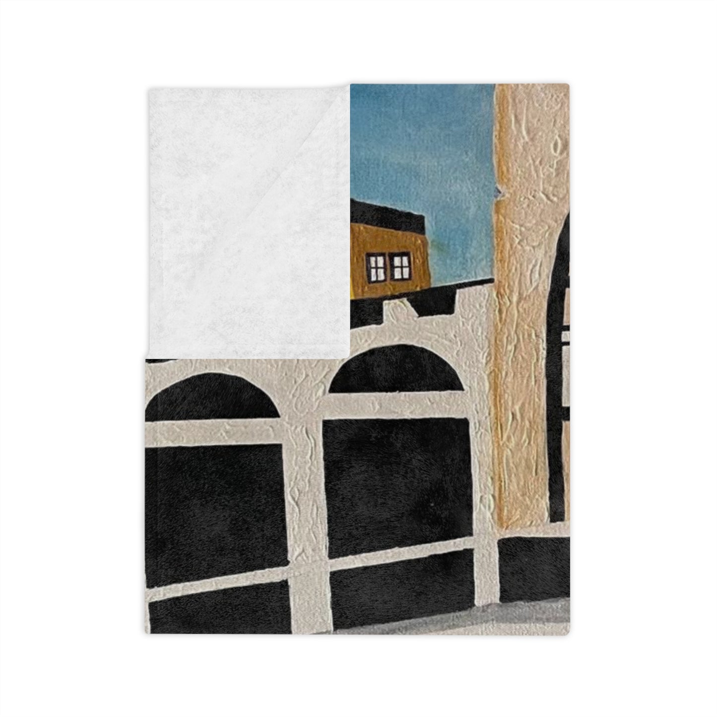 Venice Italy Velveteen Minky Blanket