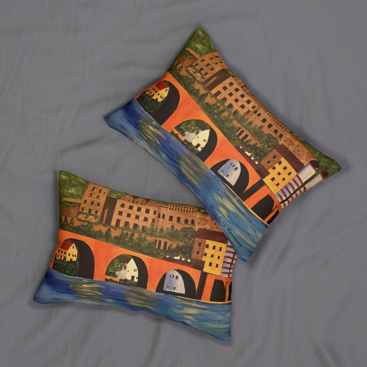 Heidelberg Germany Lumbar Pillow