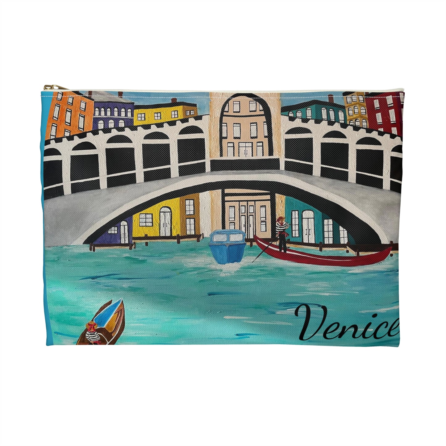 Venice Italy Travel Pouch -Cosmetic Bag or Pencil Case