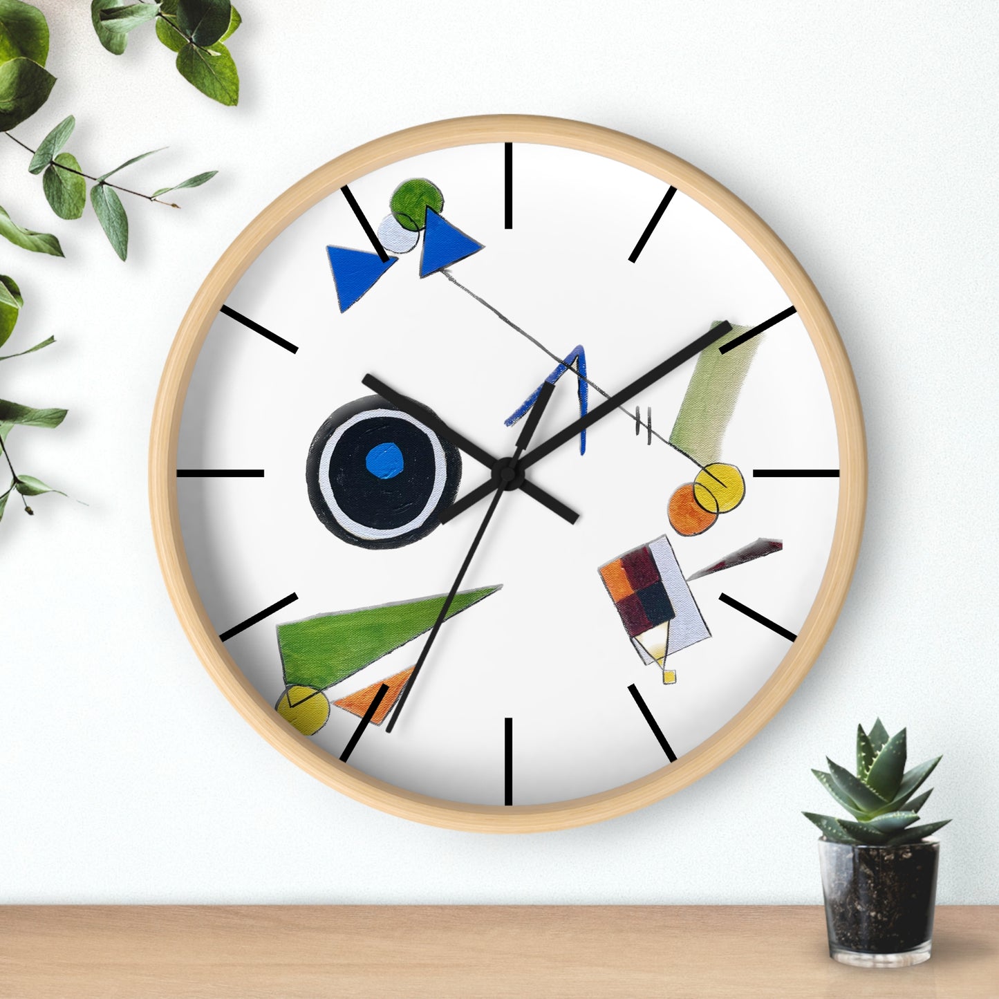 Arrangement C Wall Clock