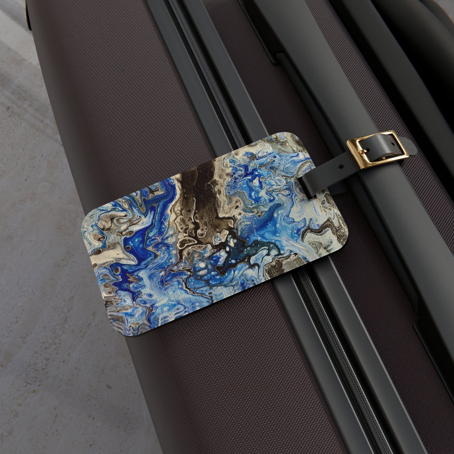 Cozy Waters Luggage Name Tag