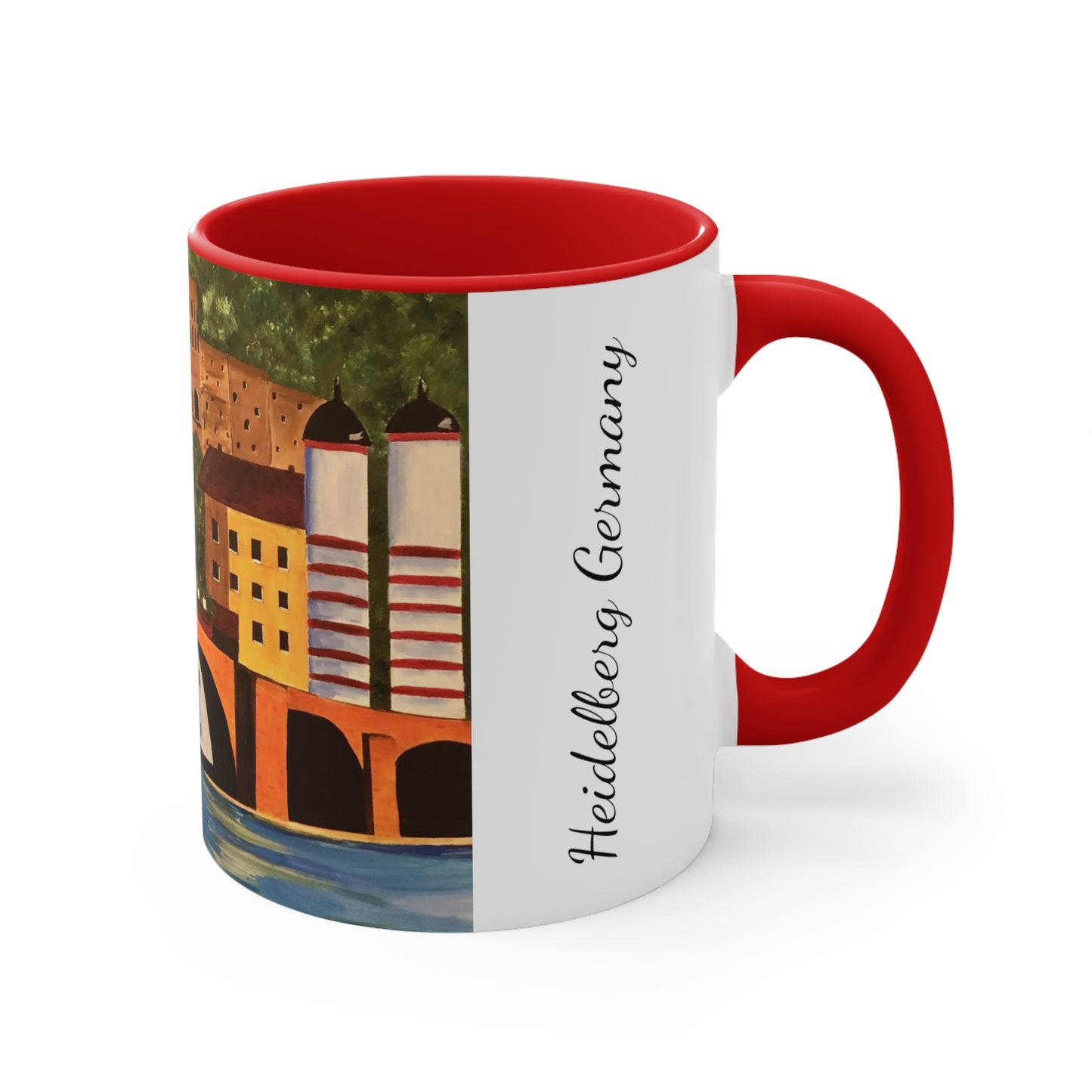 Heidelberg Germany Coffee Mug / Theodor Bridge Mug