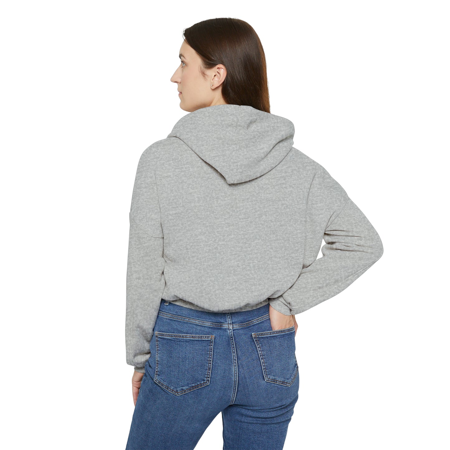 Hearts Intertwined - Women's Cinched Bottom Hoodie