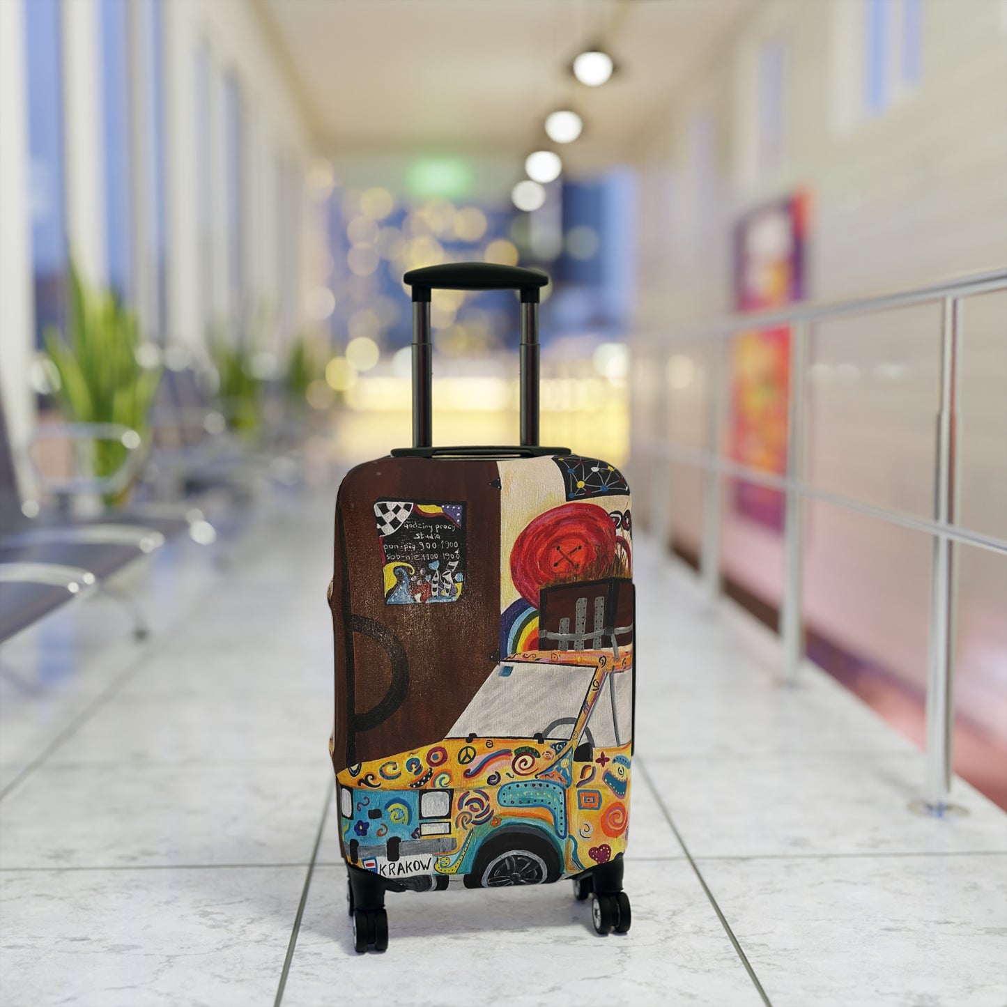 Krakow Poland Luggage Cover