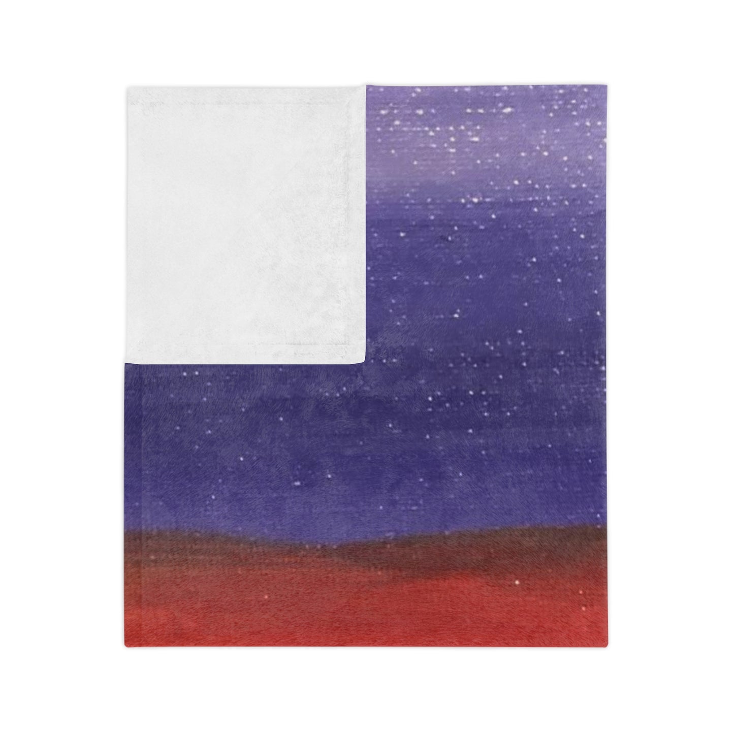 Sunset Over Houston Skyline Velveteen Minky Blanket | Houston Texas