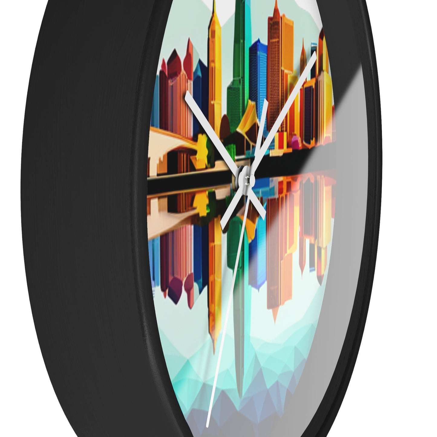 Dallas Texas Reflections Wall Clock