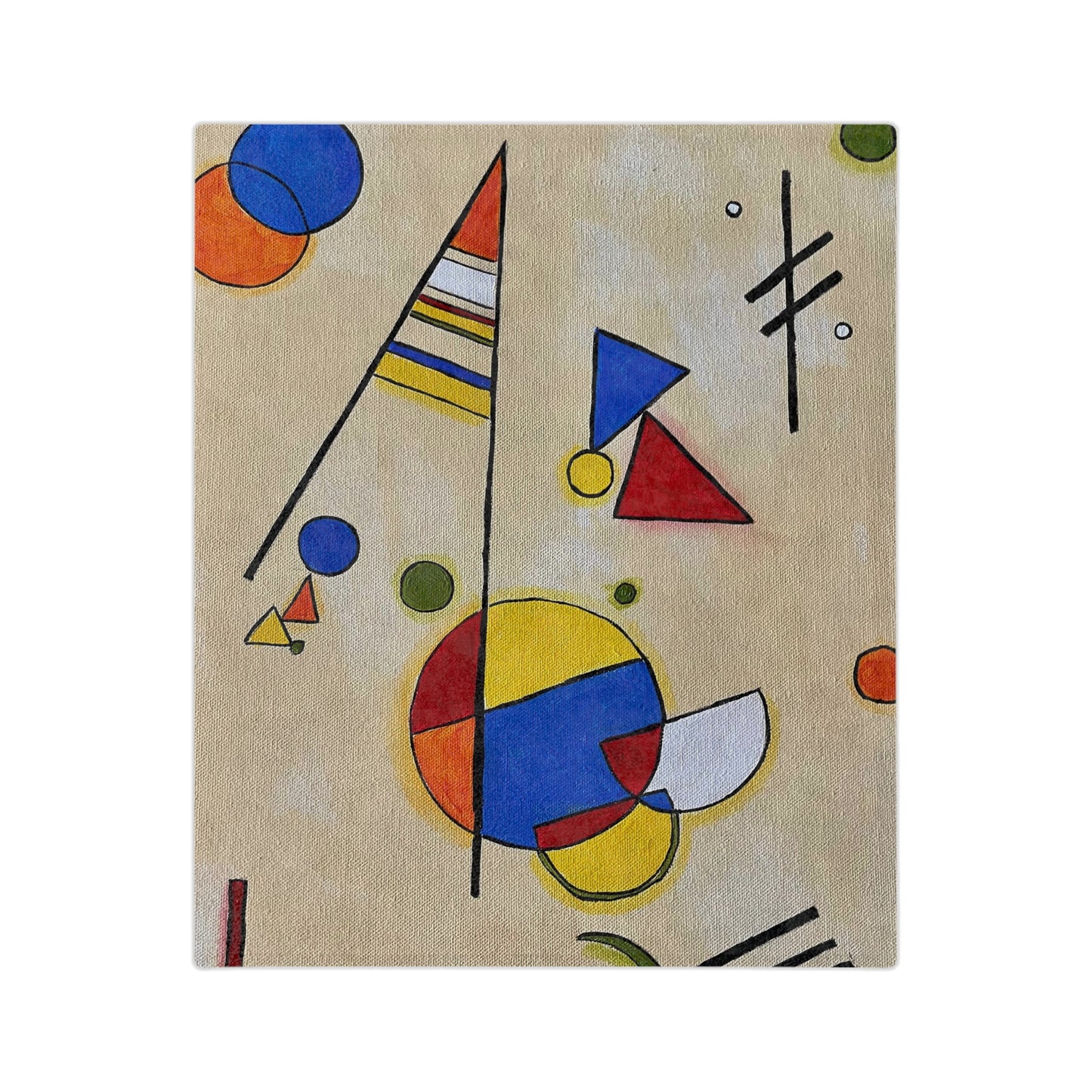 Arrangement O Velveteen Minky Blanket