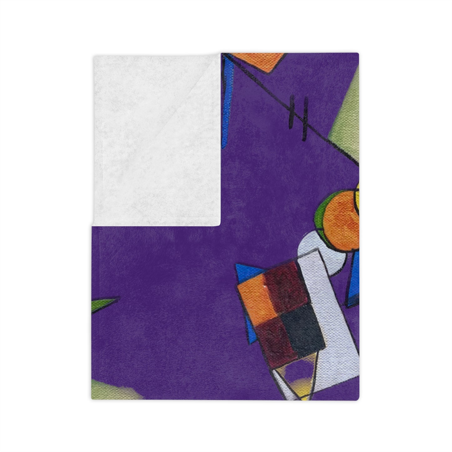 Arrangement C Velveteen Minky Blanket