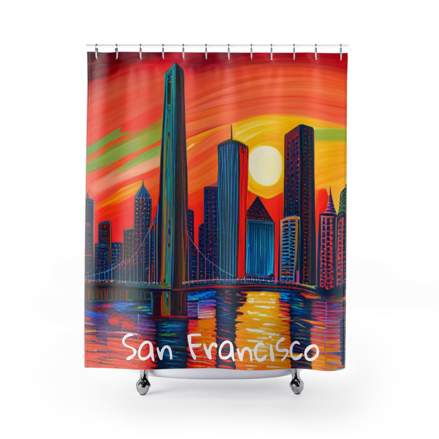 San Francisco Skyline Shower Curtain