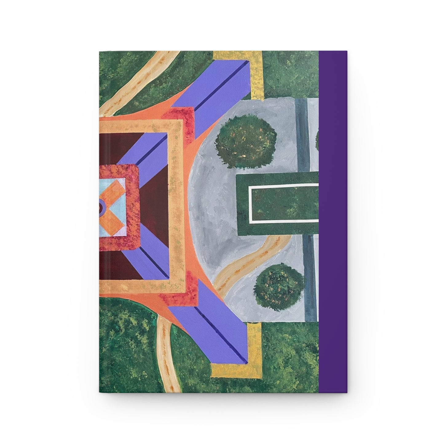 Paris Abstract Eiffel TowerTravel Journal Hardcover Diary