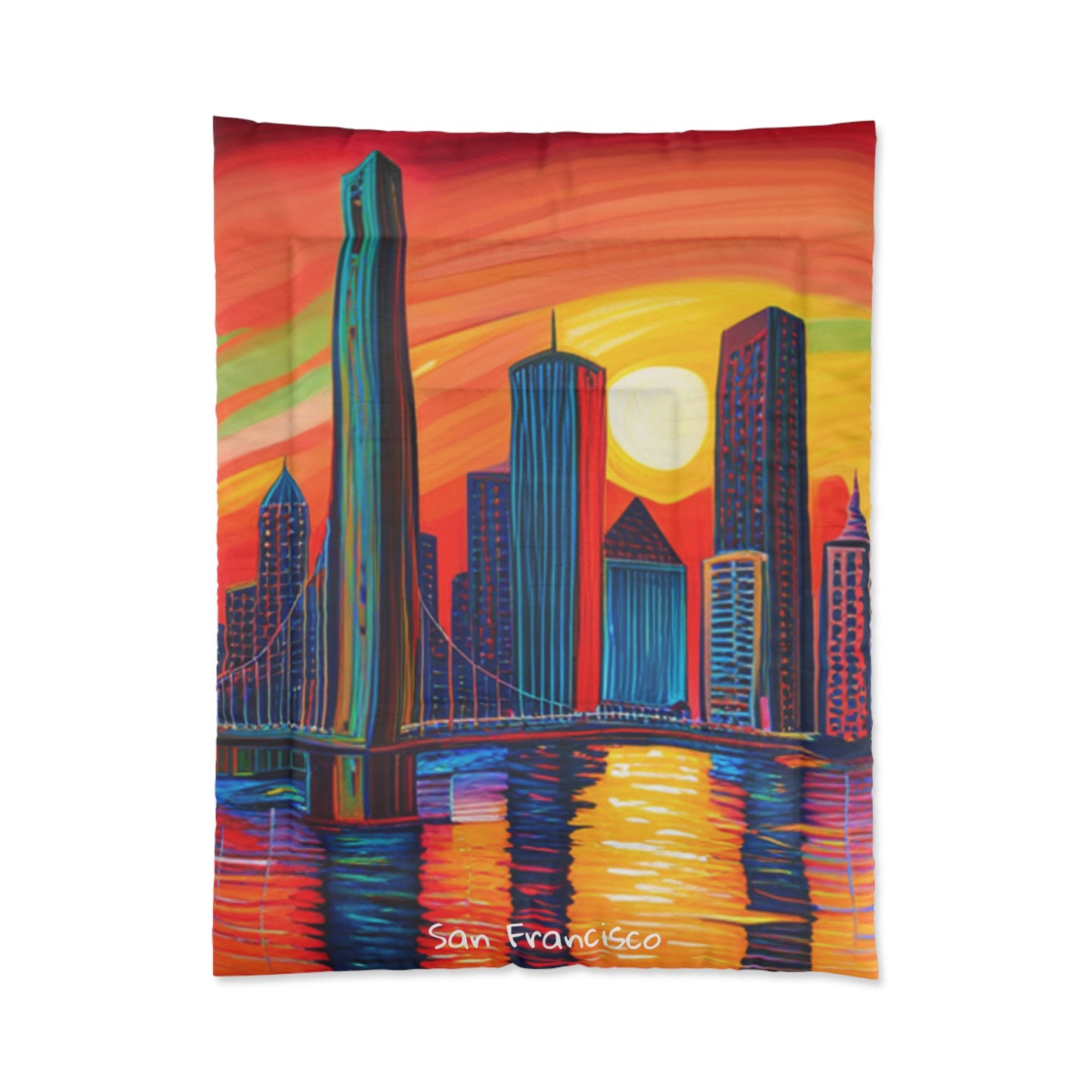 San Francisco Skyline Lightweight Comforter