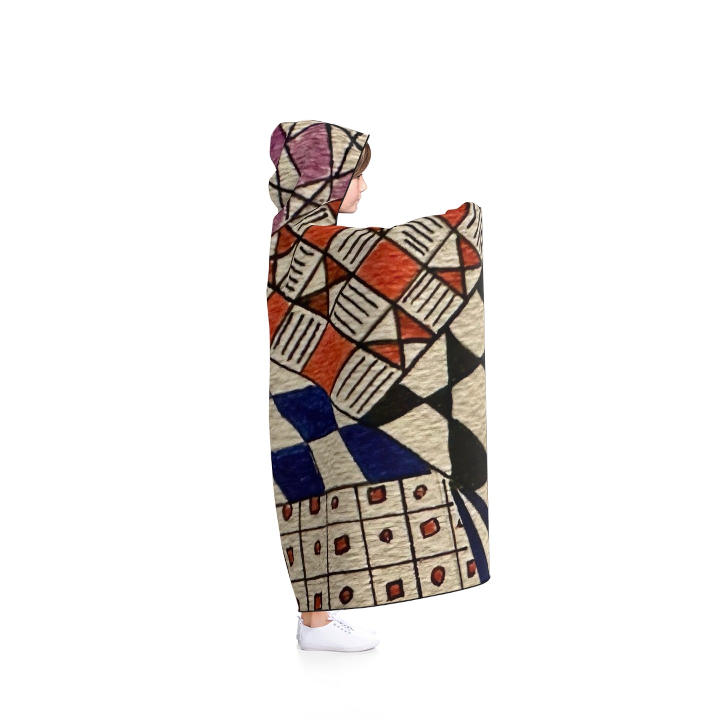 Zentangle Youth Hooded Blanket