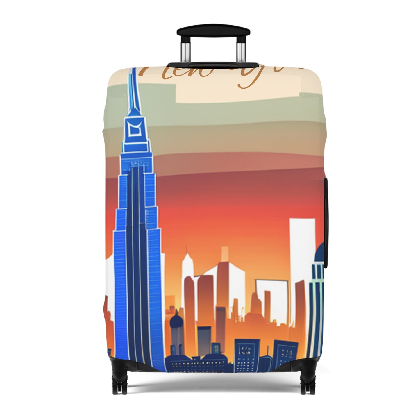 New York City Skyline Luggage Cover