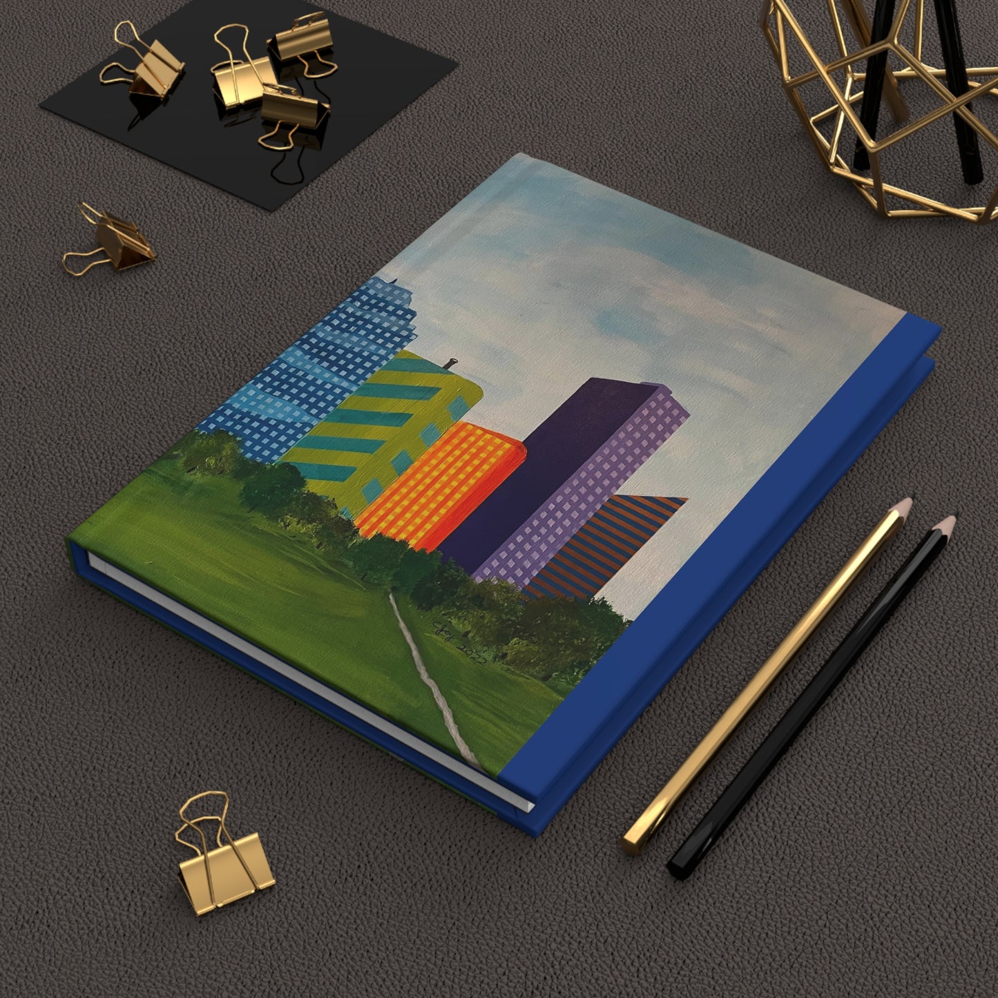 Houston Views Travel Journal Hardcover Diary | Houston Texas