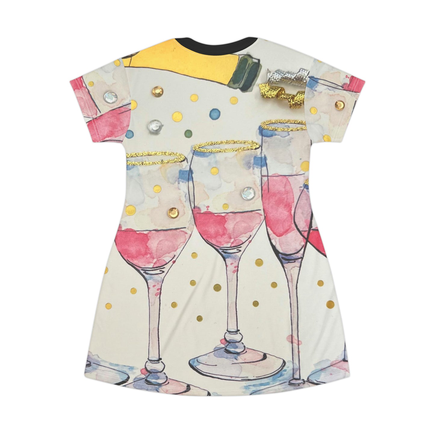 Celebration Bubbly T-Shirt Dress