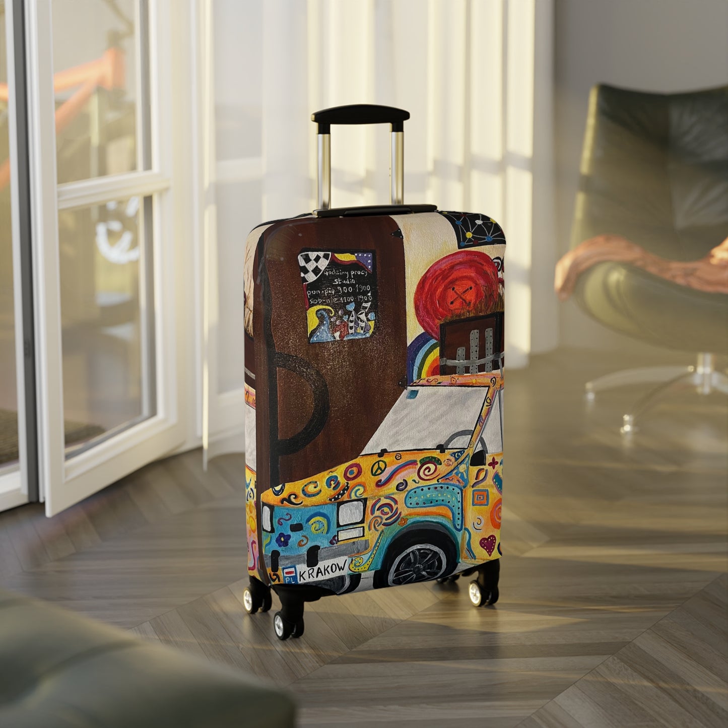 Krakow Poland Luggage Cover