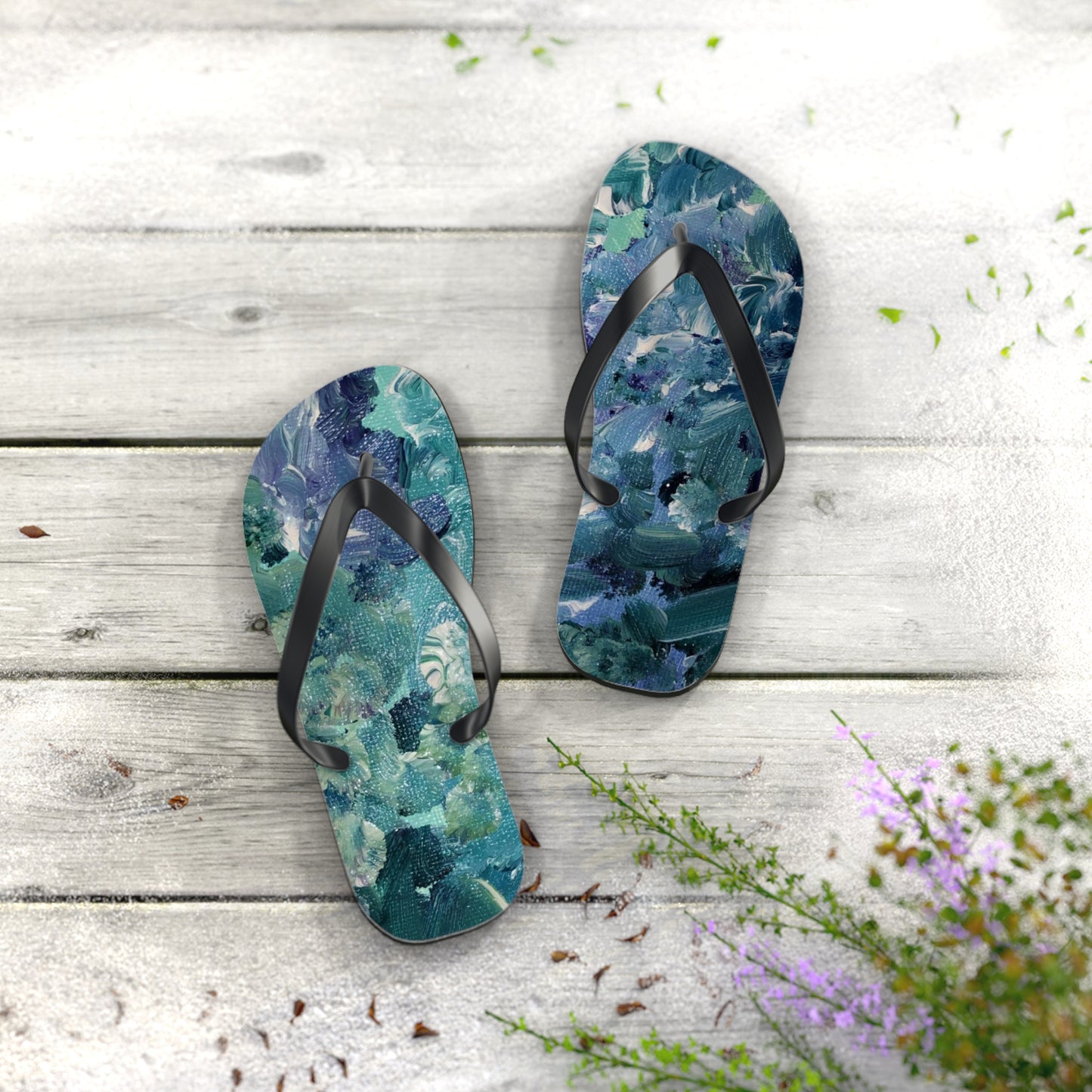 Cool Water Flip Flops