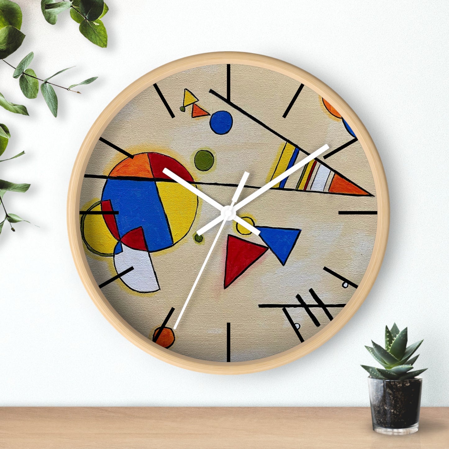 Arrangement O Wall Clock