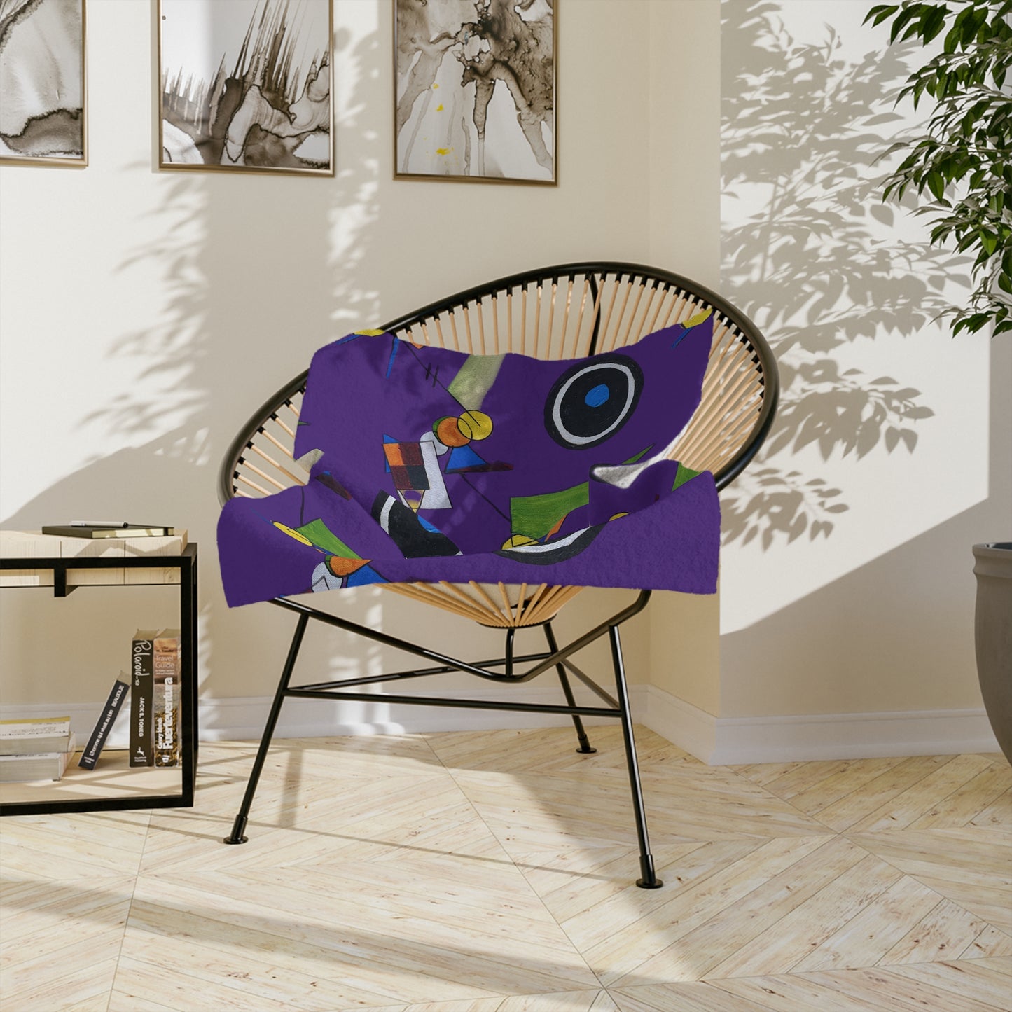 Arrangement C Velveteen Minky Blanket